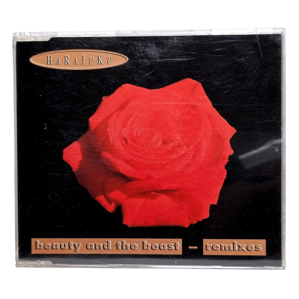 Harajuku Beauty and the Beast Remixes Eurodance CD Single ZYX 66056-8 Excellent